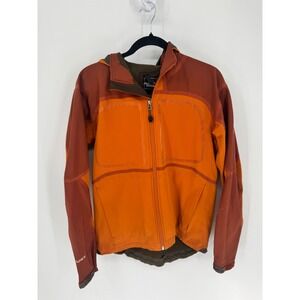 The North Face Summit Series Apex Shell Mens S Orange Fair Y2K Gorpcore Hooded